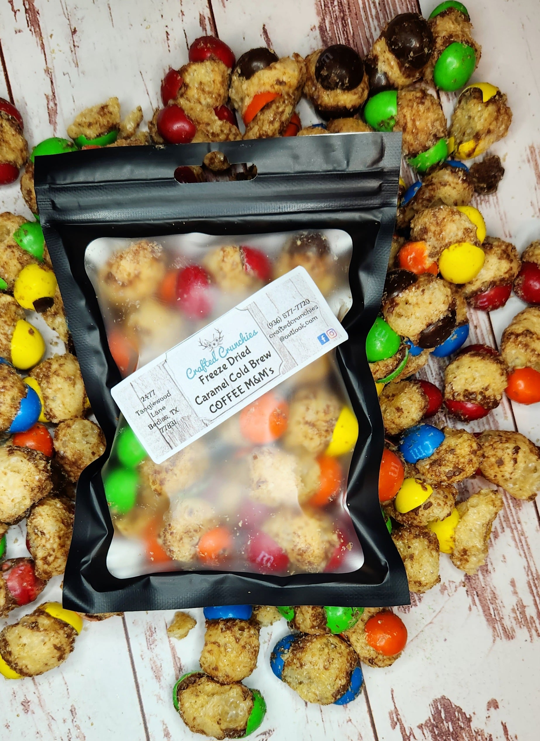 Freeze Dried Caramel m&m's - Caramel m&m Candy - Freeze Dried