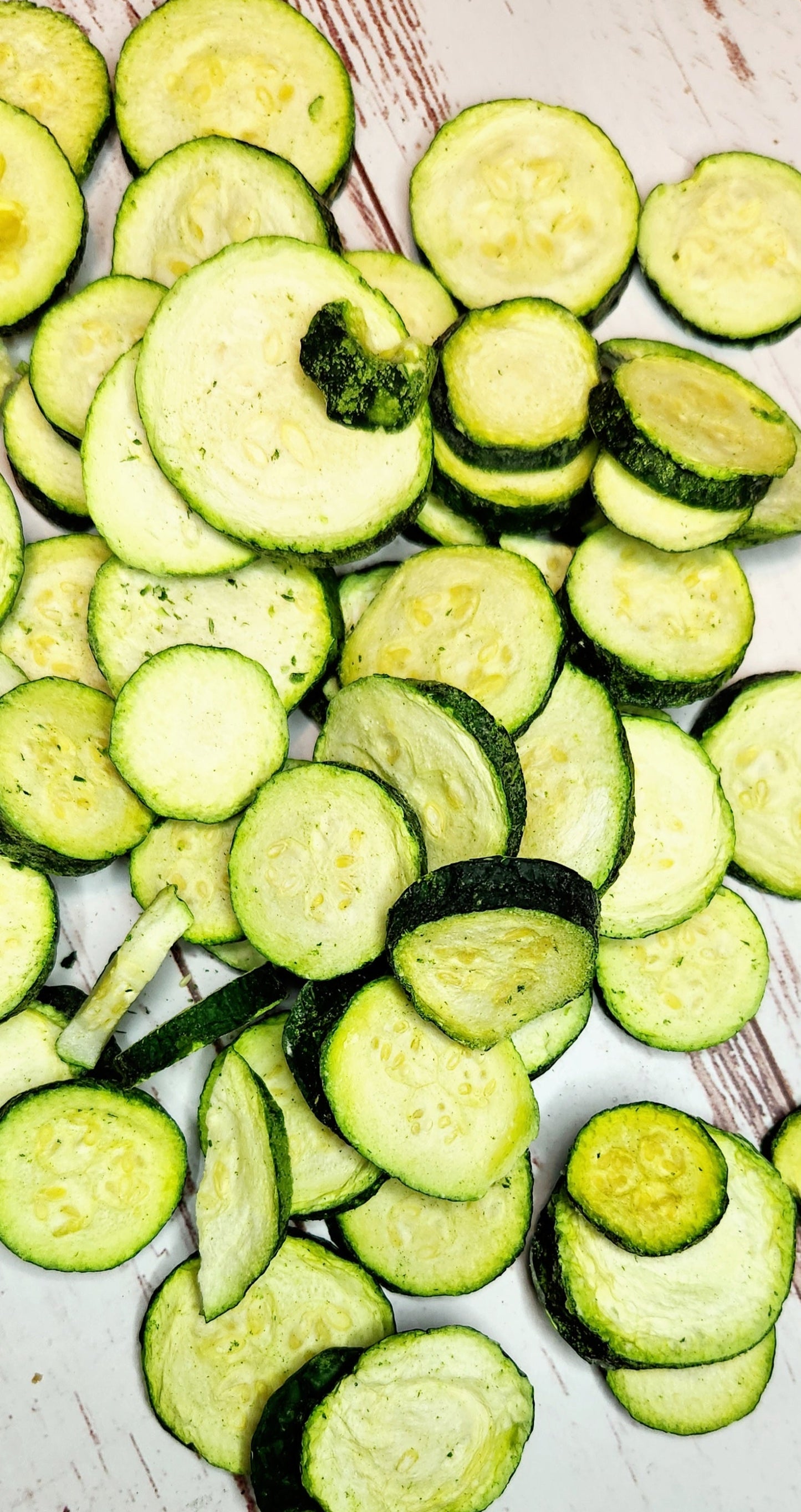 Freeze Dried Zucchini- 5x8 Size