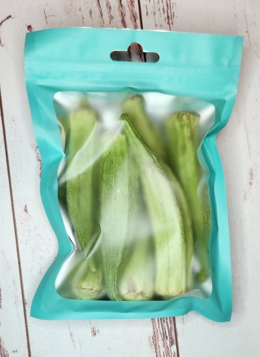 Freeze Dried WHOLE Okra- 5x8 Size