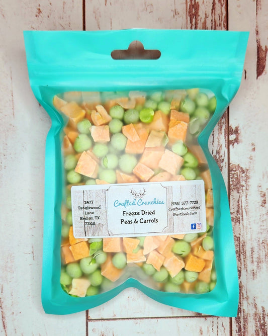 Freeze Dried Peas & Carrots- 5x8 Size