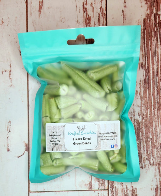 Freeze Dried Green Beans- 4x6 STANDARD Size